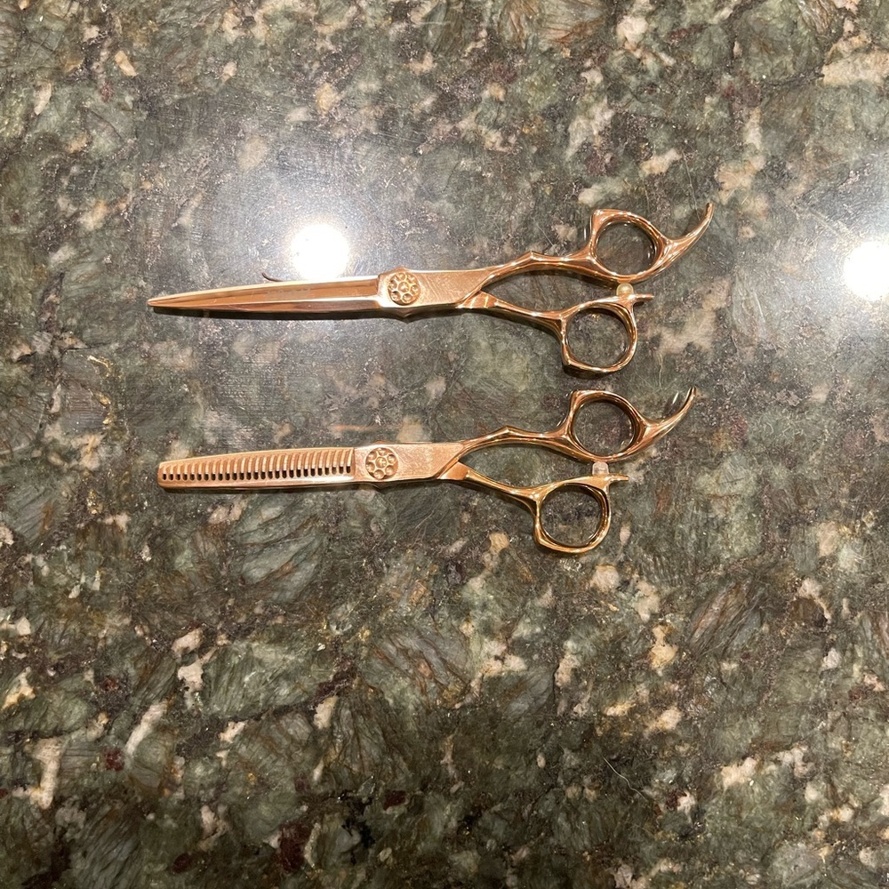 Icandy shears rose gold